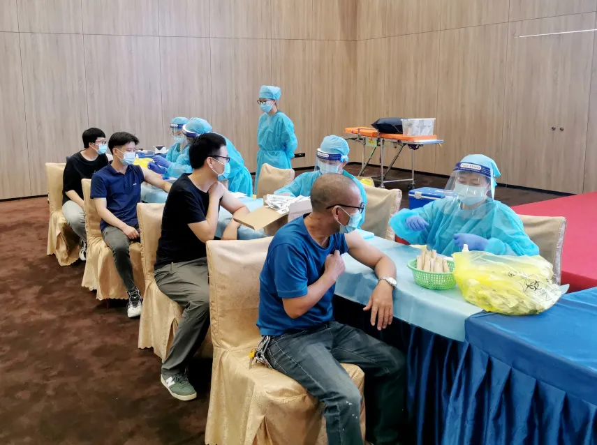 【園區(qū)新聞】不用出園區(qū)！接種新冠疫苗太方便了